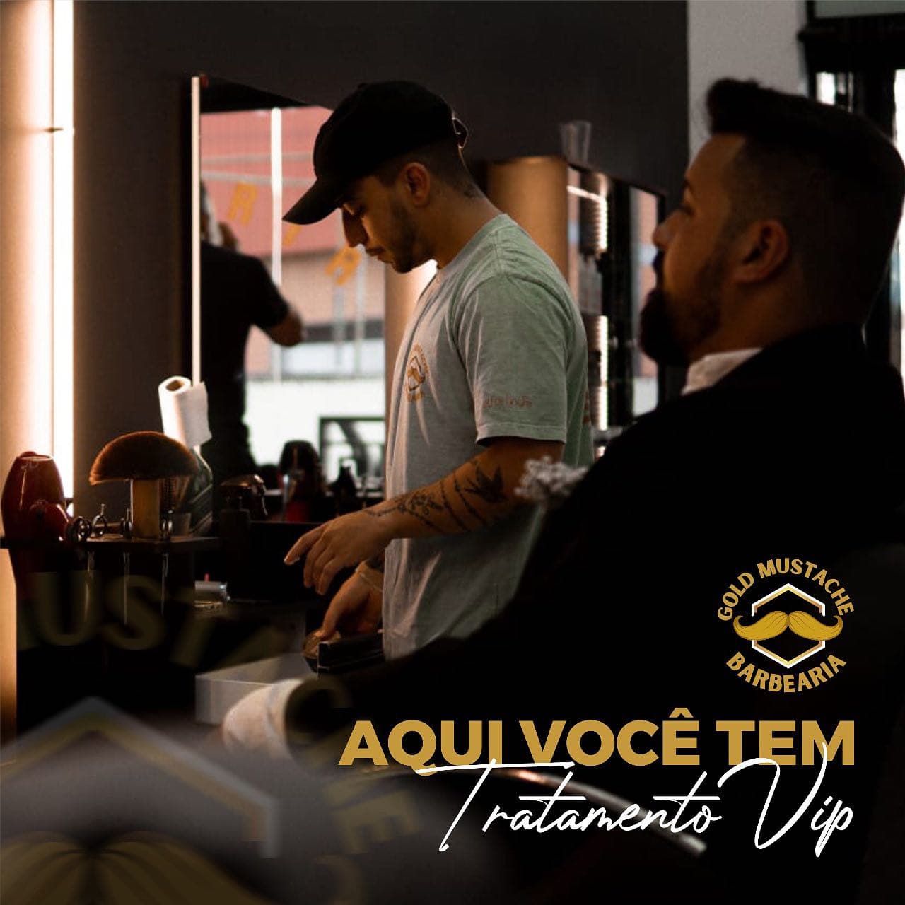 Antes do serviço - Barba + Styling